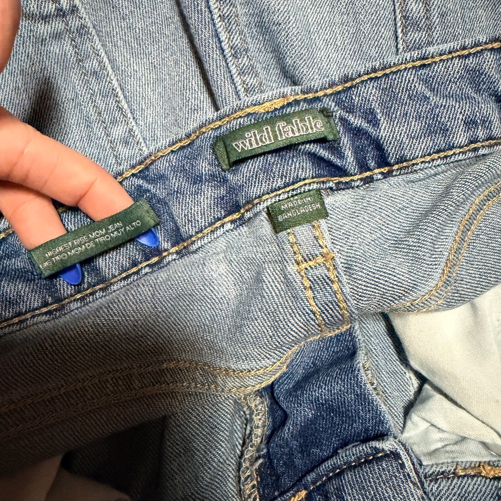 Wild Fable High Rise Mom Jean - Picture 3 of 3